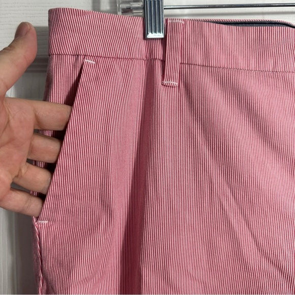 Tommy Hilfiger red/white pants, size 14, cropped, lightweight, spring, casual - Picture 9 of 12